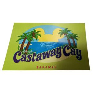 Disney Cruise Line Postcard DCL Castaway Cay Bahamas Retired Post Card